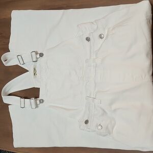 Madewell White Overalls